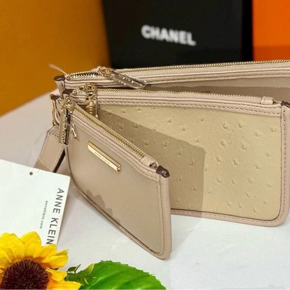 Anne Klein Neutral Wristlet Trio - Picture 2 of 9